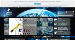 Desktop Screenshot of cnes.fr