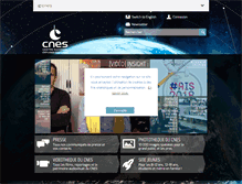 Tablet Screenshot of cnes.fr