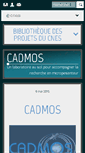 Mobile Screenshot of cadmos.cnes.fr